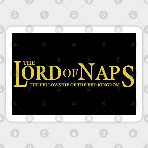 The Lord Of Naps Funny Sticker by Galina Povkhanych